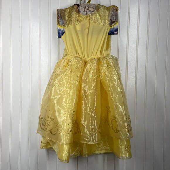 NWT Disney Beauty and the Beast Girls Yellow Belles Balls Gown Dress Size 4-6 - Picture 5 of 5